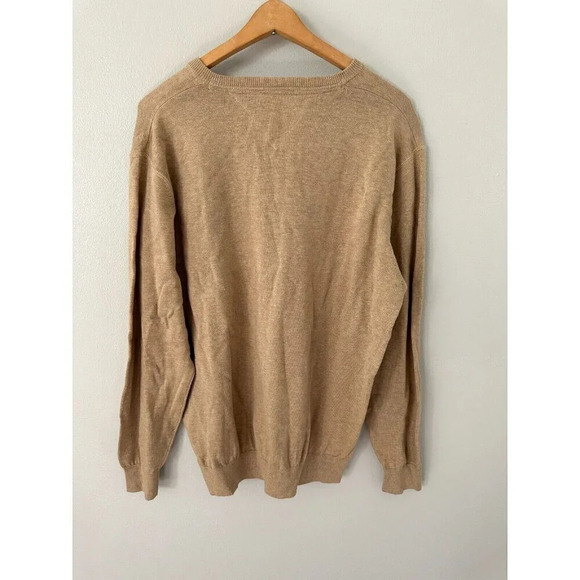 Casa Moda Pull Over V-Neck Sweater 100% Pima Cotton Mens XL - Picture 2 of 3